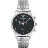 Emporio Armani Men’s Quartz Stainless Steel Black Dial 43mm Watch AR1863